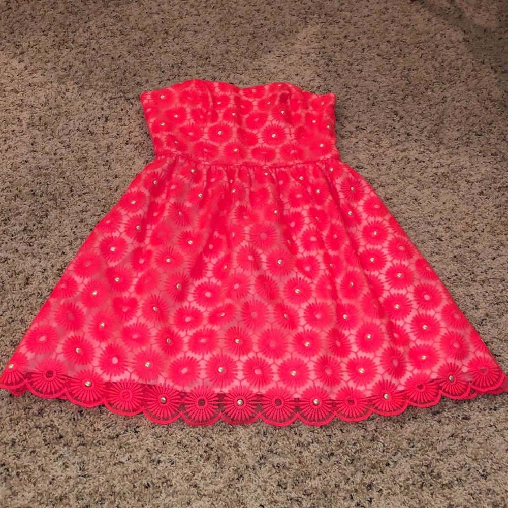 Lily Pulitzer strapless dress